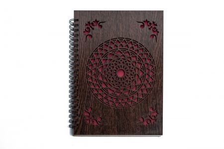 Agenda cu coperti din MDF Mandala - AG1028C5