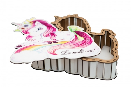 Cutie cadou pentru fetite, Unicorn - CD1059